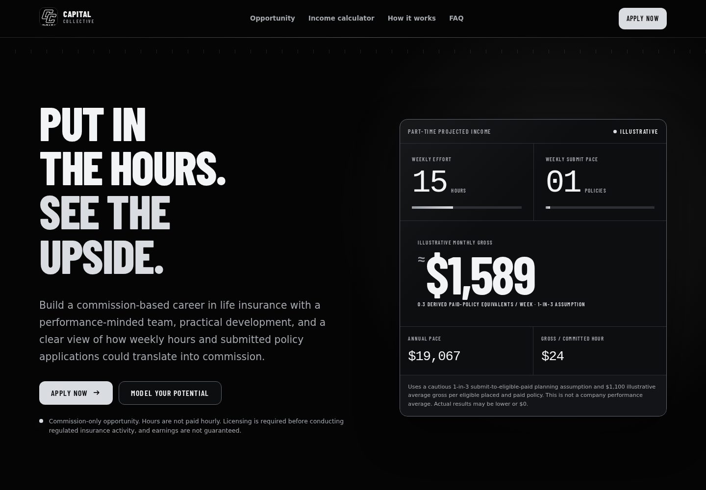 Capital Collective website preview